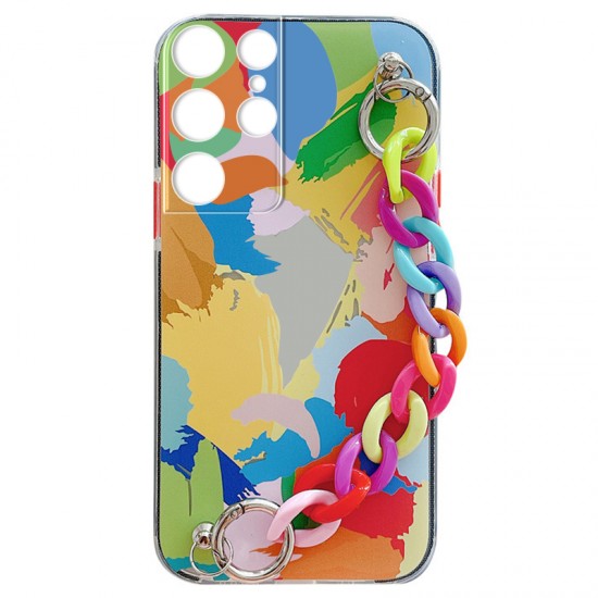 Husa spate pentru Samsung Galaxy S21 Ultra - Chain Case