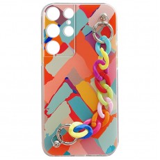 Husa spate pentru Samsung Galaxy S21 Ultra - Chain Case