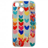 Husa spate pentru iPhone 13 - Chain Case