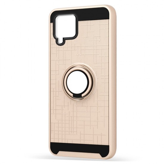 Husa spate pentru Samsung Galaxy A12 - Square - Gold