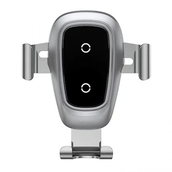 Suport universal auto grila ventilatie pentru telefon - Baseus Gravity Metal Wireless