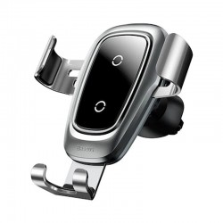 Suport universal auto grila ventilatie pentru telefon - Baseus Gravity Metal Wireless
