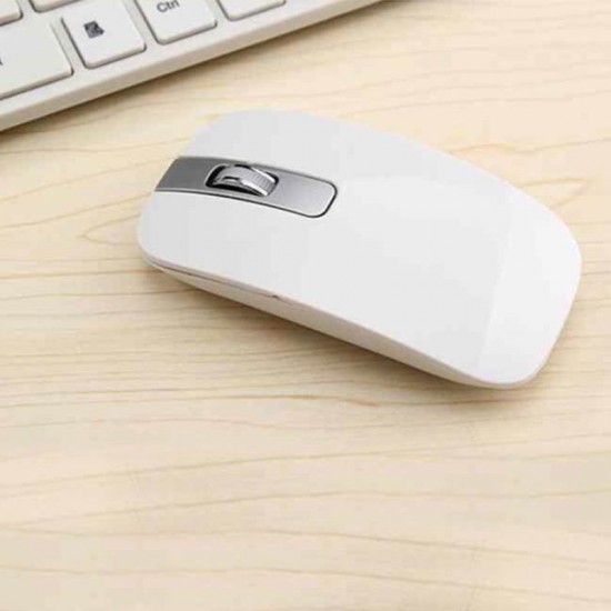 KIT Tastatura + Mouse Wireless Slim - Alb