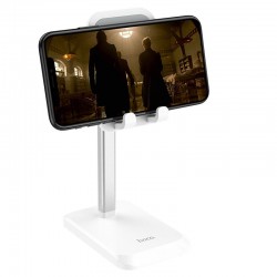 Suport de birou Hoco PH27 cu brat extensibil pentru telefon - Alb