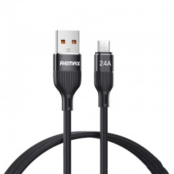 Cablu Remax RC-C135 USB to iPhone 2.4A Fast Charging 1 metru - Negru