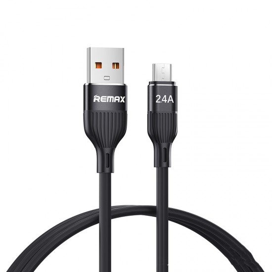 Cablu Remax RC-C135 USB to iPhone 2.4A Fast Charging 1 metru - Negru