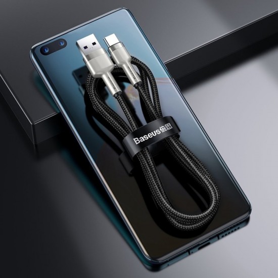 Cablu Baseus Cafule USB to Type C 66W 1 metru - Negru