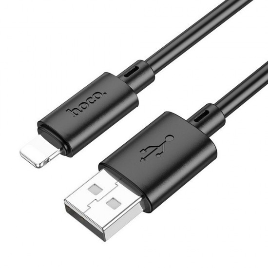 Cablu Hoco x88 USB to iPhone 2.4A Fast Charging 1 metru- Negru 