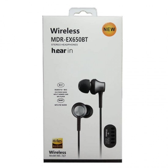 Casti Wireless Bluetooth cu MP3 MS - 707