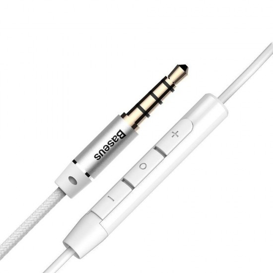 Casti In ear Baseus Encok H06 - Argintiu