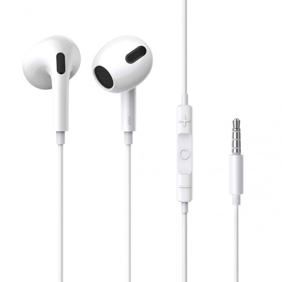 Casti In ear Baseus Encok H17 3.5mm Jack - Alb