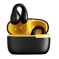 Casti Wireless Remax Clip-On W11 - Negru/Portocaliu