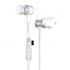 Casti metalice Deepbass D-22 In-Ear Wireless Bluetooth - Alb