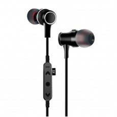 Casti metalice Deepbass D-22 In-Ear Wireless Bluetooth - Negru