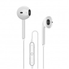 Casti In-Ear Wireless Handsfree pentru sport cu conectare prin Bluetooth - Alb
