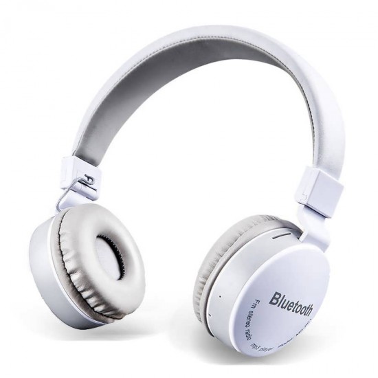 Casti On-Ear Wireless Bluetooth cu Handsfree MS - 881A - Alb