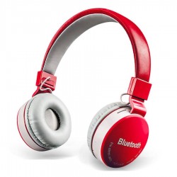 Casti On-Ear Wireless Bluetooth cu Handsfree MS - 881A - Rosu