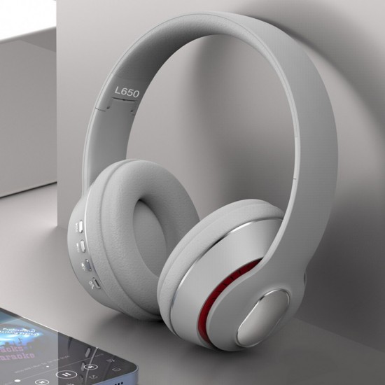 Casti On-Ear cu Bluetooth 5.1 - Linx L650 - Alb