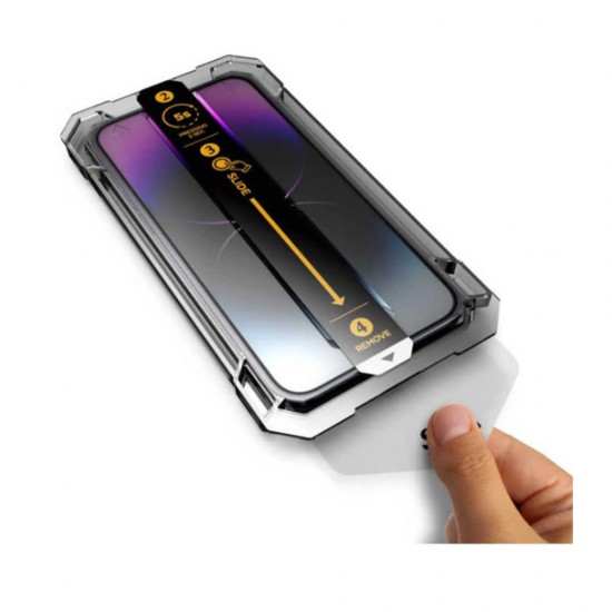 Folie sticla plus aplicator pentru iPhone 16e 3D Generation Full Screen 