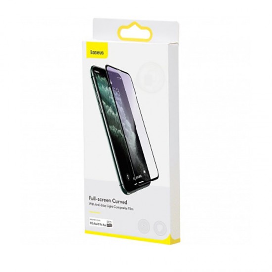 Folie sticla pentru iPhone XR Baseus Anti Blue-Ray