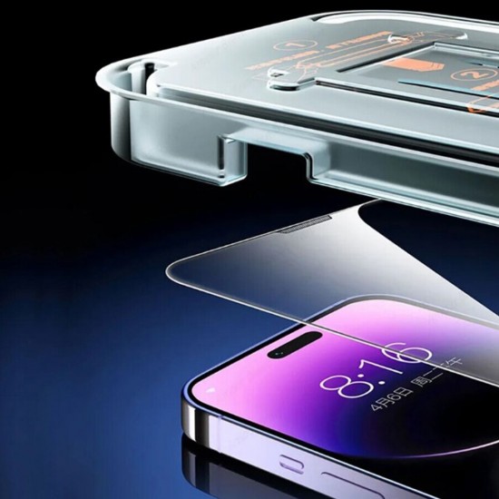 Folie sticla plus aplicator pentru Samsung Galaxy A56 Full Screen 