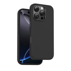 Husa spate pentru iPhone 16 Pro Keephone Rosana - Negru