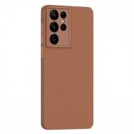 Husa spate pentru Samsung Galaxy S22 Ultra - Skin Case Maro