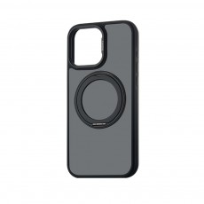 Husa spate pentru iPhone 16 Pro Remax Stand Case - Negru