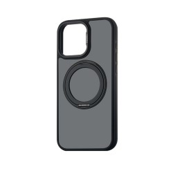 Husa spate pentru iPhone 16 Pro Max Remax Stand Case - Negru
