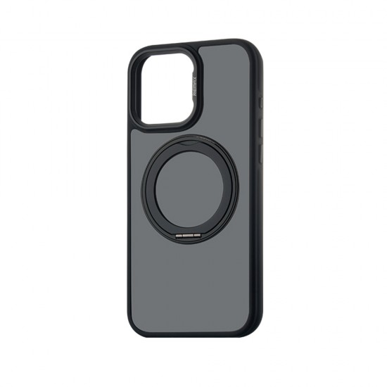Husa spate pentru iPhone 16 Pro Remax Stand Case - Negru