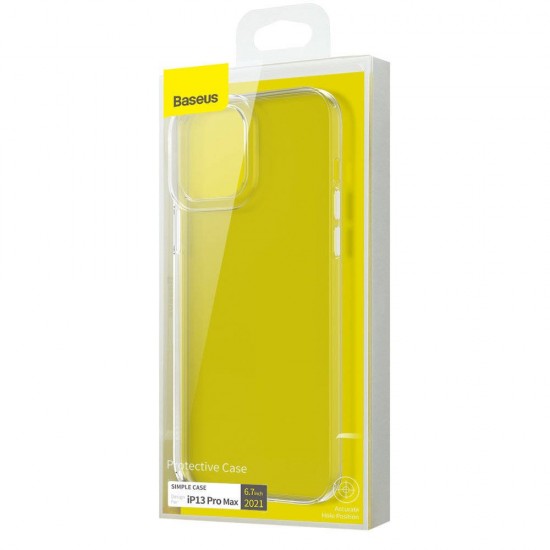 Husa spate pentru iPhone 13 Pro Max Baseus Basic Case - Transparent