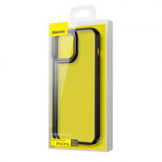 Husa spate pentru iPhone 13 Pro Max Baseus Crystal - Negru