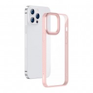 Husa spate pentru iPhone 13 Pro Baseus Crystal - Roz
