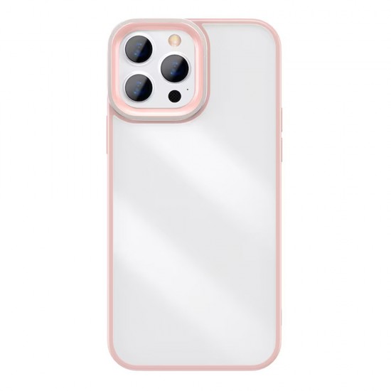 Husa spate pentru iPhone 13 Pro Baseus Crystal - Roz