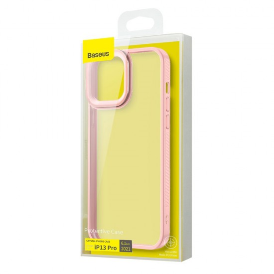 Husa spate pentru iPhone 13 Pro Baseus Crystal - Roz