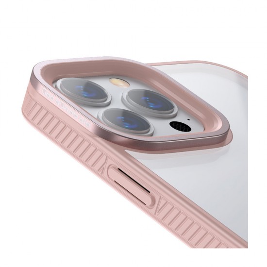 Husa spate pentru iPhone 13 Pro Baseus Crystal - Roz