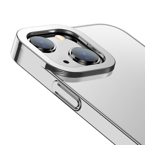 Husa spate pentru iPhone 13 Baseus Glitter - Argintiu