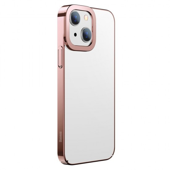 Husa spate pentru iPhone 13 Baseus Glitter - Roz