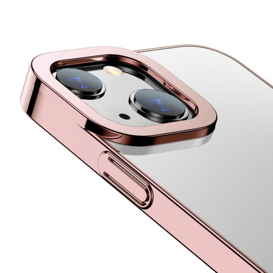 Husa spate pentru iPhone 13 Baseus Glitter - Roz