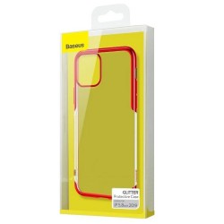 Husa spate pentru iPhone 11 Pro Max Baseus Glitter - Rosu