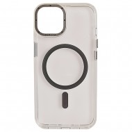 Husa spate pentru iPhone 15 Berlia Magsafe Series - Transparent