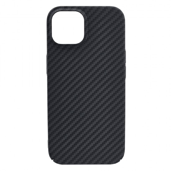 Husa spate pentru iPhone 15 Berlia Fiber Magsafe - Negru
