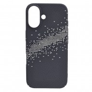 Husa spate pentru iPhone 16 Berlia Fiber Magsafe - Gri