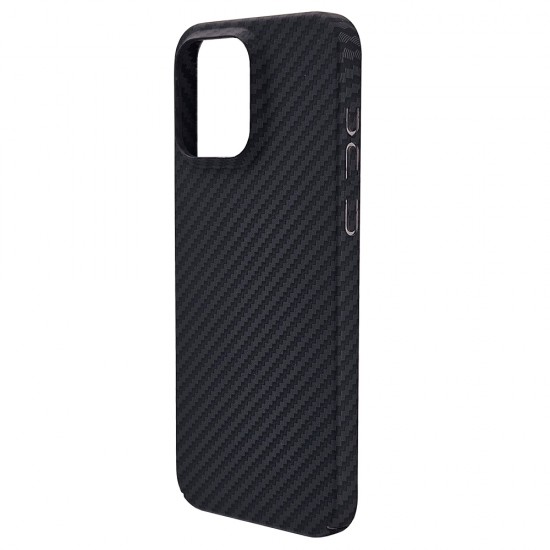 Husa spate pentru iPhone 15 Pro Max Berlia Fiber Magsafe - Negru
