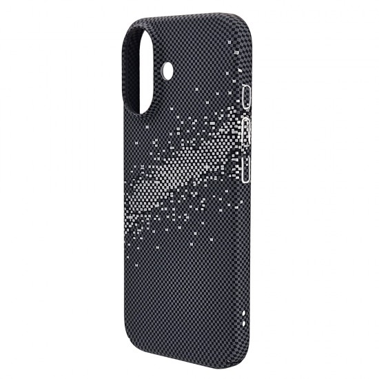 Husa spate pentru iPhone 16 Berlia Fiber Magsafe - Gri