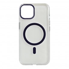 Husa spate pentru iPhone 15 Berlia Sheen Magsafe - Mov