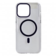 Husa spate pentru iPhone 16 Pro Max Berlia Sheen Magsafe - Mov