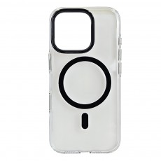 Husa spate pentru iPhone 16 Pro Berlia Sheen Magsafe - Negru