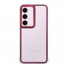 Husa spate pentru Samsung Galaxy S23- Leaf Case Visiniu