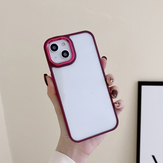 Husa spate pentru iPhone 12 Pro Max - Leaf Case Visiniu